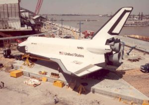 Enterprise, OV-101, barge