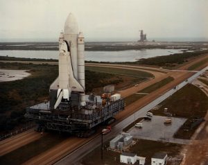 Enterprise, OV-101, Pas de tir, LC-39A, KSC, rollout