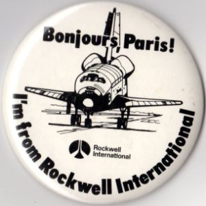 d’Enterprise, Paris Air Show 1983, écussons, patch, badge