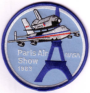 Enterprise, Paris Air Show 1983, écussons, patch, badge